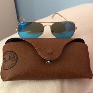 RAY-BAN Original Aviator Mirror Collection-blue